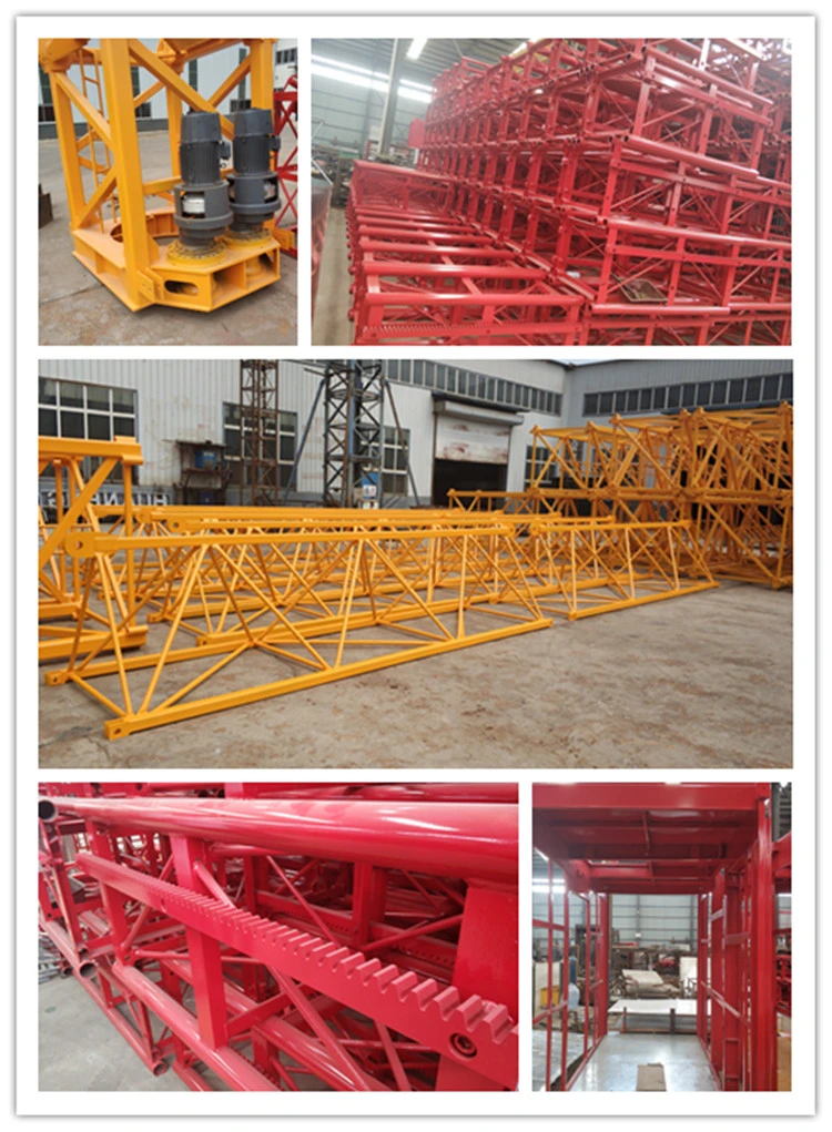 Mingdao Crane Brand Topkit / Topless / Flat Top Qtz Tower Crane