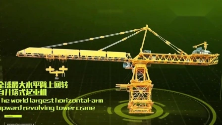 Китайский ведущий бренд Zoomlion Hammerhead Башенный кран D5200